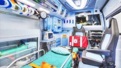 air ambulance interior