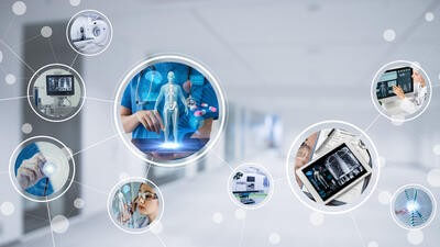 concept virtual health sharing information