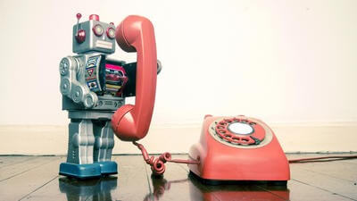 bot on the phone
