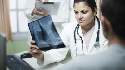 A doctor in India