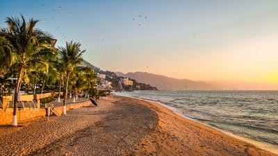 A beach in Mexico