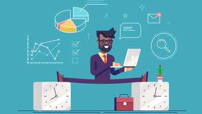 An agile businessman