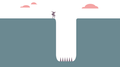 A deep hole