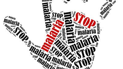 Protest against malaria illustration