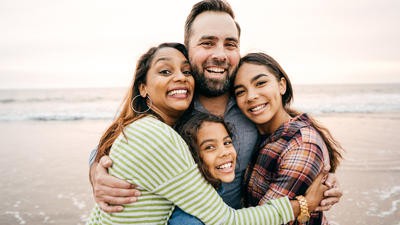 A family covered by HSBC insurance