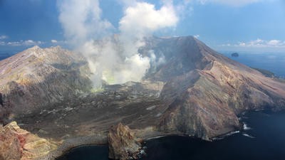 White Island volcano