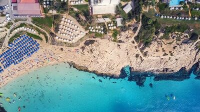 Aerial view of Ayia Napa