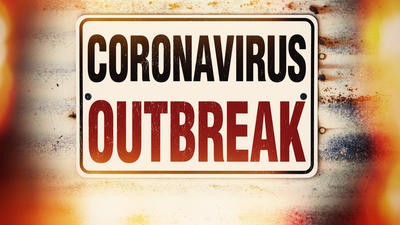 Coronavirus outbreak sign