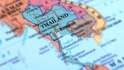 Thailand map