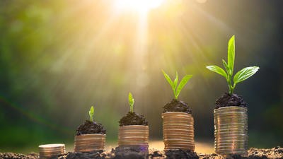 The growth of money