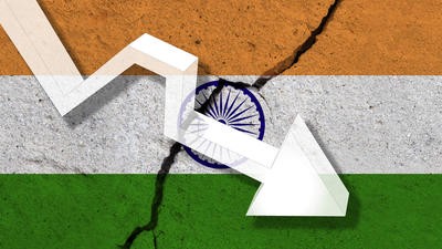 India stocks down