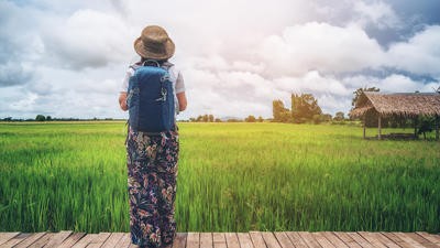 traveller in Asia