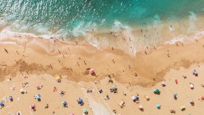 Spain beach Covid-19