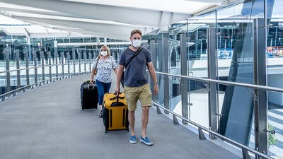 Over-50s woman and adult son go on post-pandemic trip