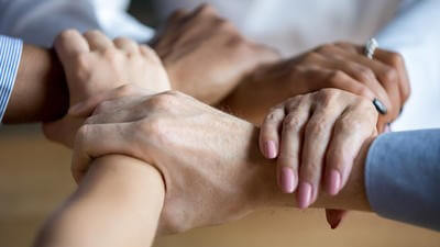 Locking hands