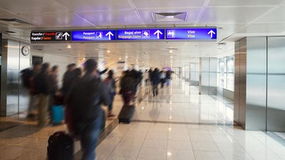 Istanbul airport inside