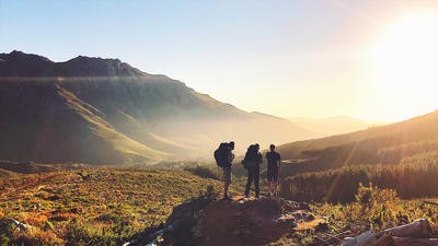 Hikers in Cape Town