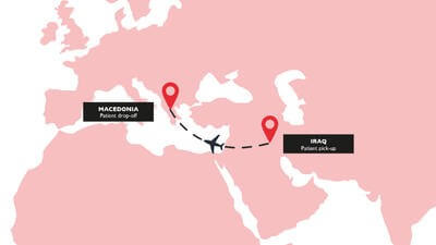 Flight to Macedonia