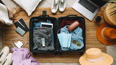 Suitcase top down