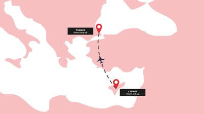 Case study map Medjet 