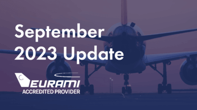plane on runway EURAMI update September 2023