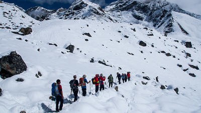 mountains from Nepal