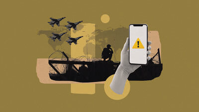 Collage of war in modern times