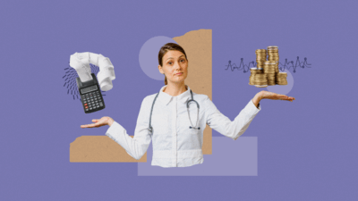 Collage to go with the header 'How can businesses contain spiralling medical expenses?'