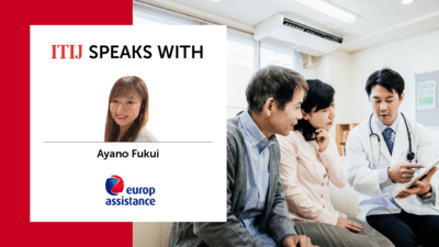 Graphic about assisting clients in Japan