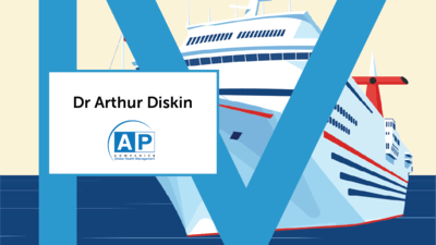 Illustration of cruise ship