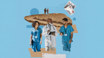 Collage of doctors, expats and money in the MEA region