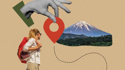Collage about travel predictions 