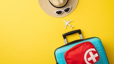 global travel safety concept image