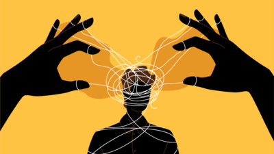 Illustration of mental health difficulties