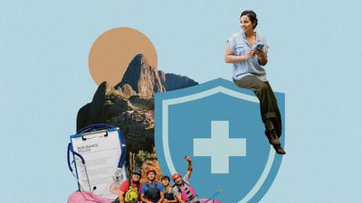 Collage Latin American medical travel insurance 