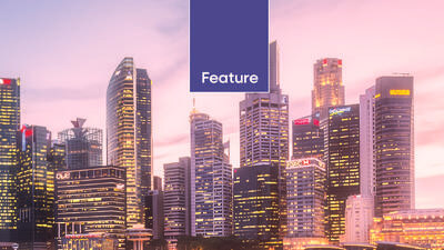Singapre city skyline