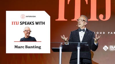 Marc hosting the ITIJ Awards 
