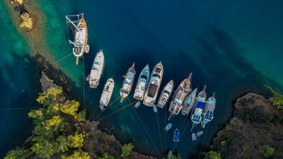 Families flee burning Turkey tour boat as 11 taken to hospital