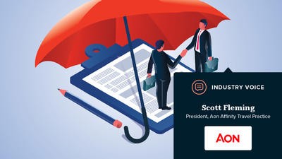 Illustration of insurance brokers shaking hands