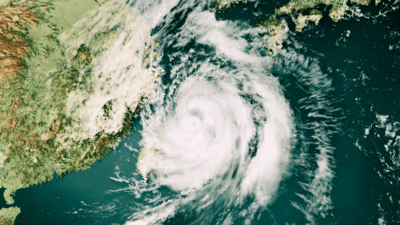 Typhoon Champi disrupts travel across East Asia as hundreds of flights cancelled