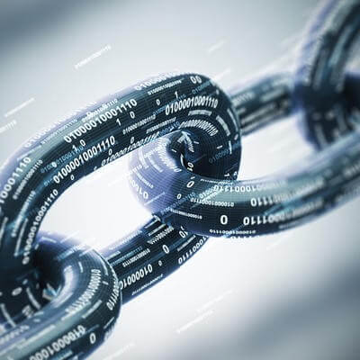 blockchain insurance binary code