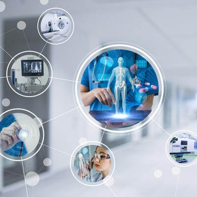 concept virtual health sharing information