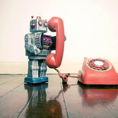 bot on the phone
