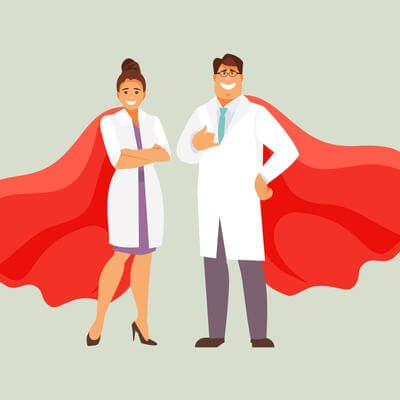 doctors in capes