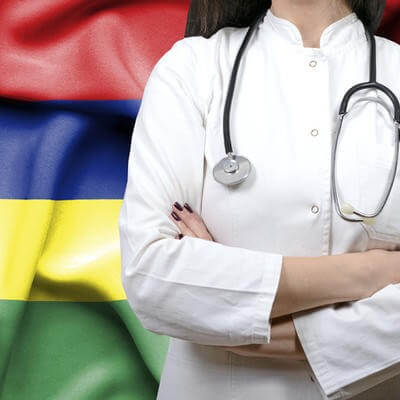 mauritius flag doctor healthcare