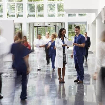 nurses and doctors patient care