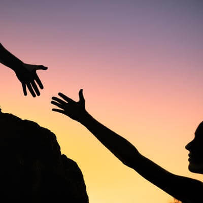 Offering a helping hand