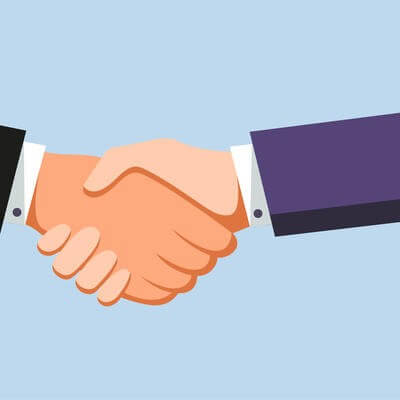 Handshake illustration