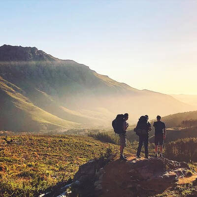 Hikers in Cape Town