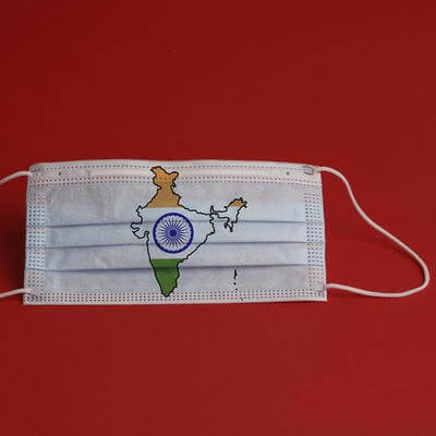 India Covid mask